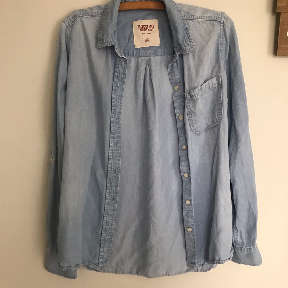 Denim button up shirt